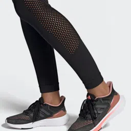 Adidas Women's EQ 21 Ink Black & Pink Running Shoes image 1