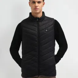 Arrow Sport Black Regular Fit Quilted Jacket image 1