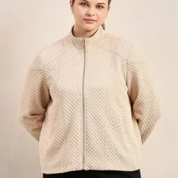 Vero Moda Curve Beige Regular Fit Jacket-picture-30