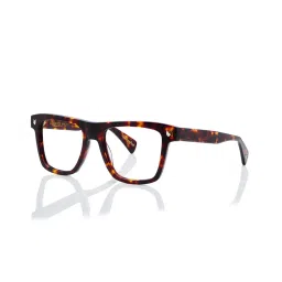 Shisen Fox Light Brown Square Unisex Eye Frame image 1