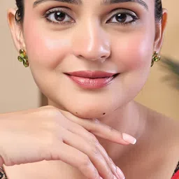 jooltara Gold-Plated Floral Studs Earrings-picture-15