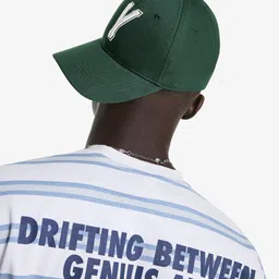 Bershka Men Cotton Embroidered Baseball Cap-picture-34