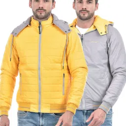 lawman pg3 Lawman Multicolored Cotton Regular Fit Reversible Jackets image 1