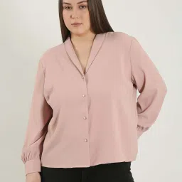Vero Moda Curve Misty Rose Formal Shirt image 1