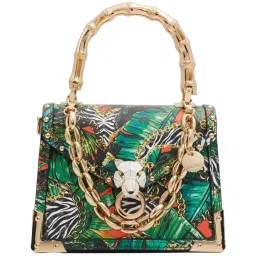 Aldo Multicolor Printed Medium Satchel Handbag image 1
