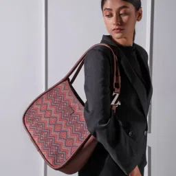 ZOUK Gwalior Weaves Printed Shoulder Handbag image 1