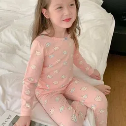 LULU & SKY Girls Printed Night suit-picture-26