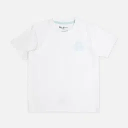 Pepe Jeans Kids White Graphic Print T-Shirt-picture-39