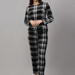 NEUDIS Black Check Top With Pyjamas image 1