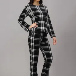 NEUDIS Black Check Top With Pyjamas image 3