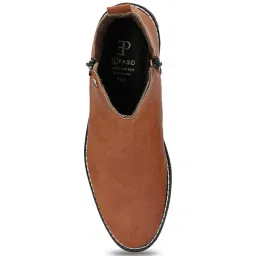 El Paso Men's Tan Casual Boots image 3