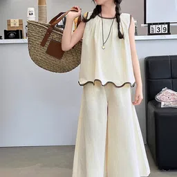 LULU & SKY Girls Top with Palazzos image 2