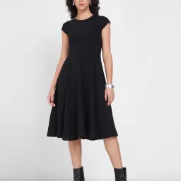 Honey By Pantaloons Black Slim Fit Dress-picture-16