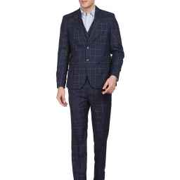 Arrow Navy Notch Lapel 3 - Piece Suit image 1