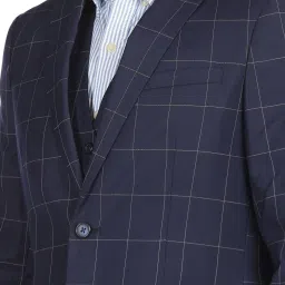 Arrow Navy Notch Lapel 3 - Piece Suit image 4