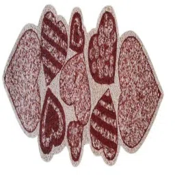 RISING STAR Red Beaded Table Runner image 1