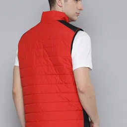 PUMA Motorsport Scuderia Ferrari Race rainCELL Padded Jacket with Patchwork Detail image 5
