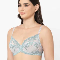 Wacoal Slate Grey Lace Under-Wired Everyday Bra image 3