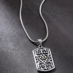 Kicky & Perky 925 Sterling Silver Pendant for Men-picture-16