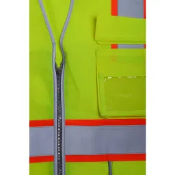 Evion Large Size Green Reflective Safety Jacket, ES-042 image 4