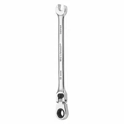Westward Ratcheting Wrench Alloy Steel Chrome Head Size 8 mm Overall Length 5 3/4 inch, 54PP07-picture-20