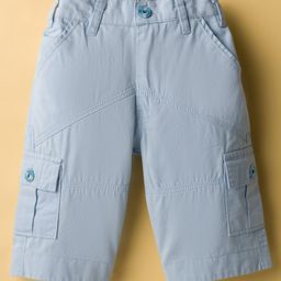 Dapper Dudes Solid Shorts - Blue-picture-17