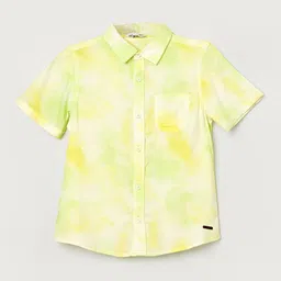 Fame Forever by Lifestyle Dyed Spread Collar Casual Shirt-picture-17