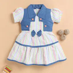 LACKii DOLL Checked Fit & Flare Dress-image-0