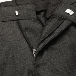 Arrow Men Checked Hudson Tailored Tapered Fit Formal Trousers image 4