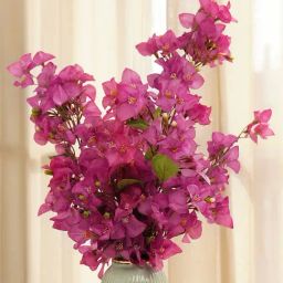 Pure Home and Living Purple Plastic Flower Stem-picture-36
