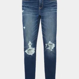 American Eagle Outfitters Blue High Rise Jeans image 4
