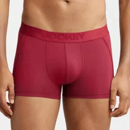 Jockey IC25 Red Tencel Micro Modal Cotton Elastane Trunks with Natural Stay Fresh Properties image 1