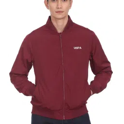 U.S. Polo Assn. Maroon  Regular Fit Jacket image 1