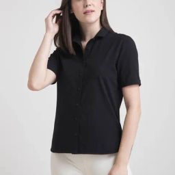 FableStreet Black Regular Fit Shirt-picture-5
