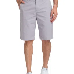 ColorPlus Grey Contemporary Fit Shorts image 1
