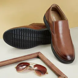 Duke Men's Tan Formal Loafers image 1