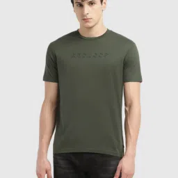 Levi's Green Cotton Slim Fit Printed T-Shirt image 1