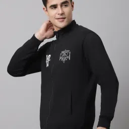 Cantabil Black Regular Fit Printed Sweatshirt image 3