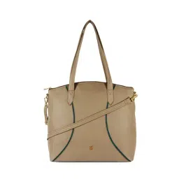 Baggit Beige Solid Large Handbag-picture-16