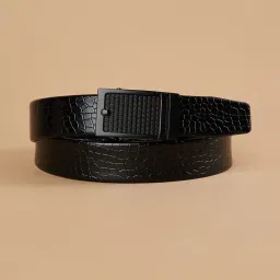 Code by Lifestyle Black Mens Formal Belt image 1