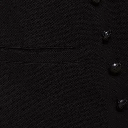 Hypernation Black Sleeveless Waistcoat image 5