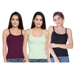Dollar Missy Multicolor Camisole Pack of - 3 image 1
