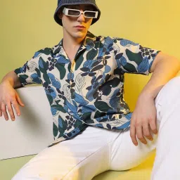 Campus Sutra Multicolored Regular Fit Printed Shirt image 1