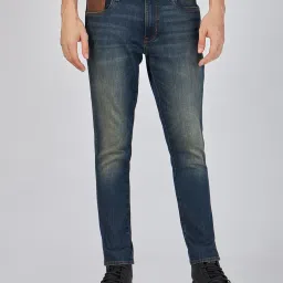 Wrangler Dark Blue Slim Fit Jeans image 1