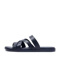 Rare Rabbit Men's Navy Cross Strap Sandals image 1