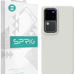 Sprig Back Cover for VIVO V30 PRO (Grey) image 1