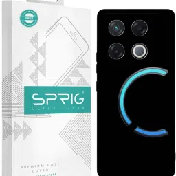 Sprig Back Cover for INFINIX GT 20 PRO (Black) image 1