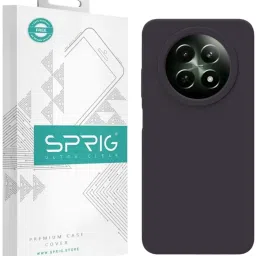 Sprig Back Cover for Realme 12 5G (Grey) image 1