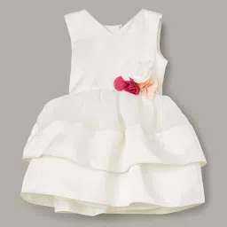 Juniors by Lifestyle Kids Cream Applique Dress image 1