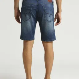 Pepe Jeans Mid Indigo Blue Regular Fit Denim Shorts image 2